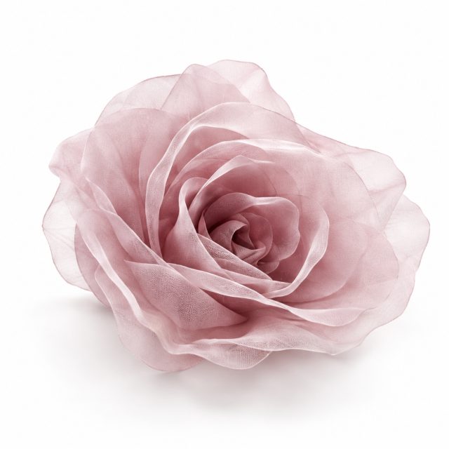 Rosa de tejido